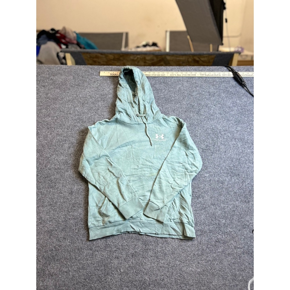 Under Armour Hoodie Womens Size XS Sage Green Pullover Athletic Logo